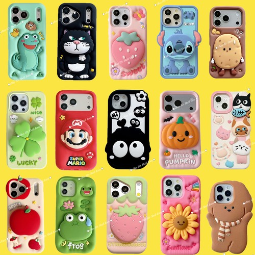 Cute cartoon silicone - cute, phone